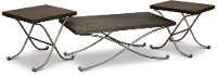 Elegant Oak Coffee Table Set - Hillcrest