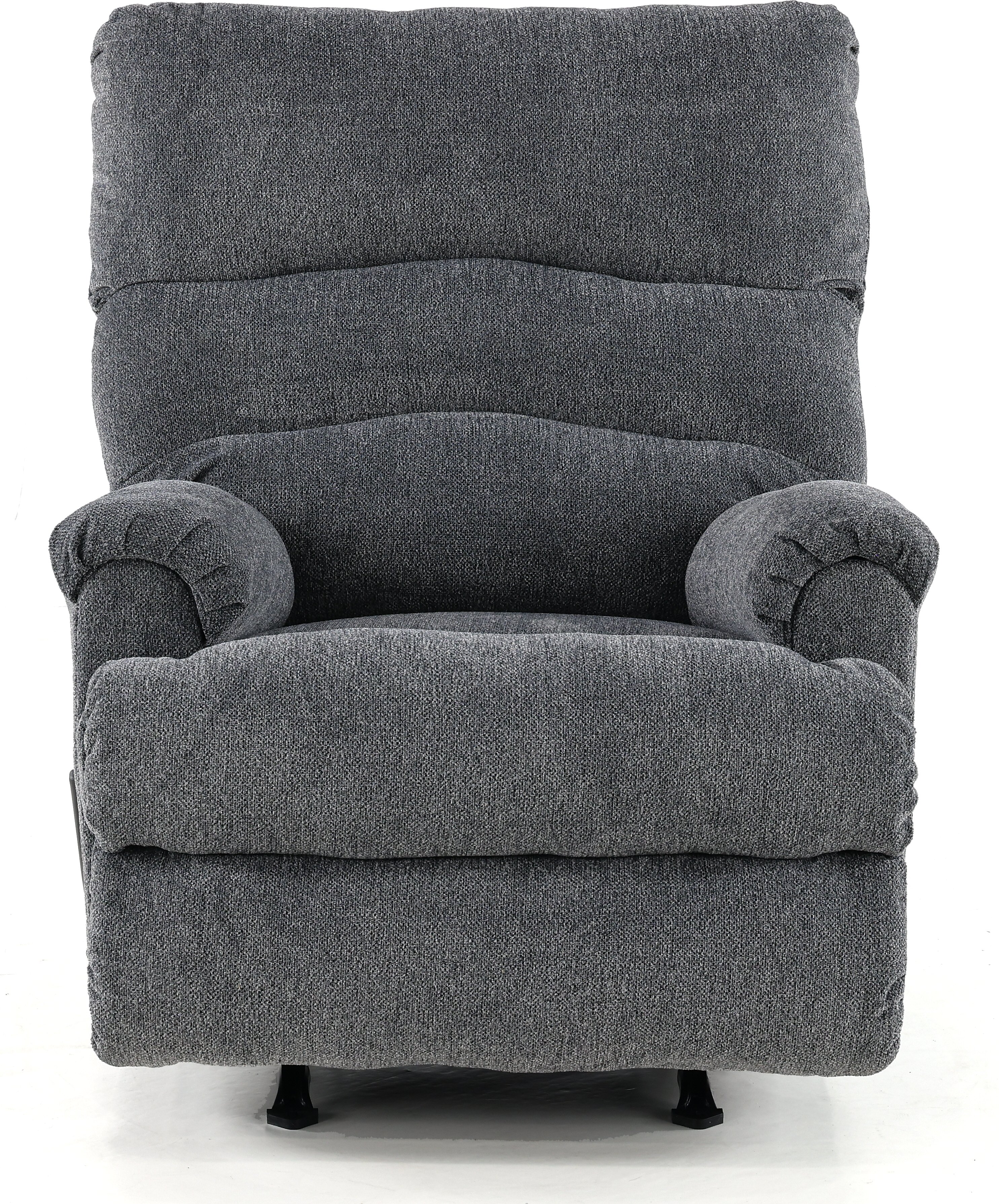 Manfort Charcoal Gray Rocker Recliner-1