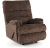 Casual Contemporary Chocolate Brown Rocker Recliner - Manfort