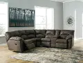 Canyon Brown Reclining Sectional