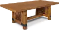Rustic Pine Dining Room Table - Big Timber