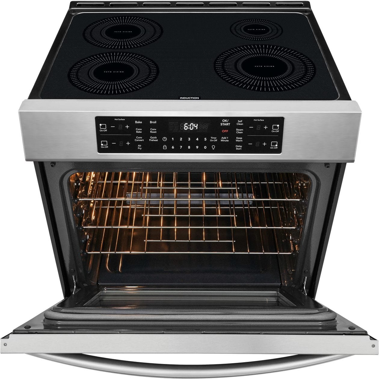 FGIH3047VF Frigidaire 30 Inch Electric Induction Range with Air Fry - 5.4 cu. ft. Stainless Steel-3