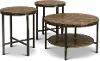 Sedona Rustic Oak Table, Set of 3