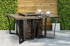 Modern 3 Piece Patio Fire Pit Bar - Franklin