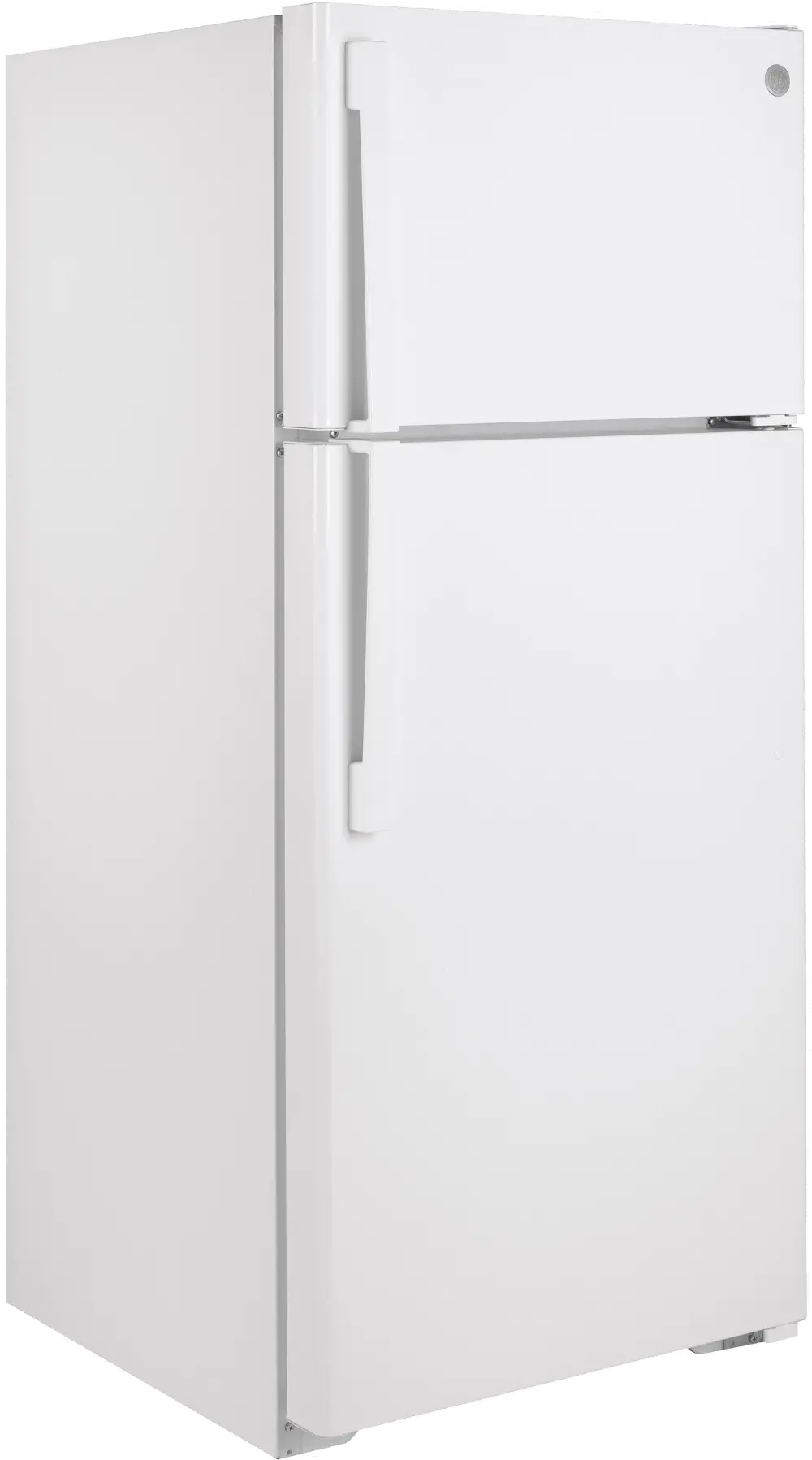 GTS17DTNRWW GE 16.6 cu ft Top Freezer Refrigerator - 28 W White-1