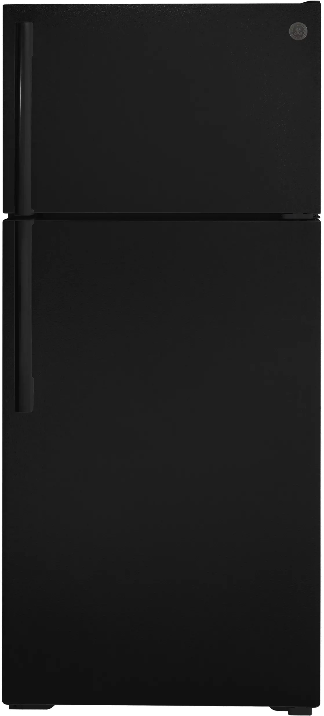 GTS17DTNRBB GE 16.6 cu ft Top Freezer Refrigerator - 28 W Black-1