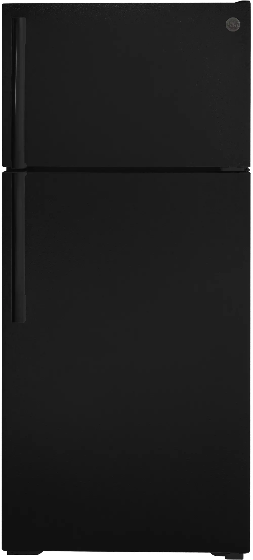 GTS17DTNRBB GE 16.6 cu ft Top Freezer Refrigerator - 28 W Black-1