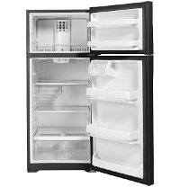 GTS18GTNRBB GE 17.5 cu. ft. Top Freezer Refrigerator - 28 Inch Black-3