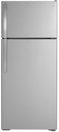 GTS18GSNRSS GE 17.5 cu. ft. Top Freezer Refrigerator - 28 Inch Stainless Steel-1