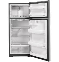 GTS18GSNRSS GE 17.5 cu. ft. Top Freezer Refrigerator - 28 Inch Stainless Steel-3