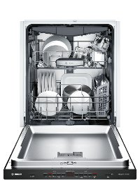 SHPM65W56N Bosch 500 Series Dishwasher with InfoLight - 24 Inch Black-2