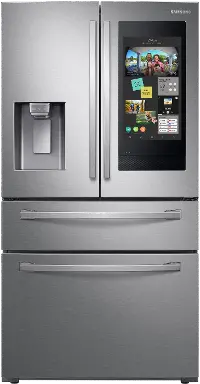 RF28R7551SR Samsung 28 cu ft 4 Door Refrigerator - Stainless Steel