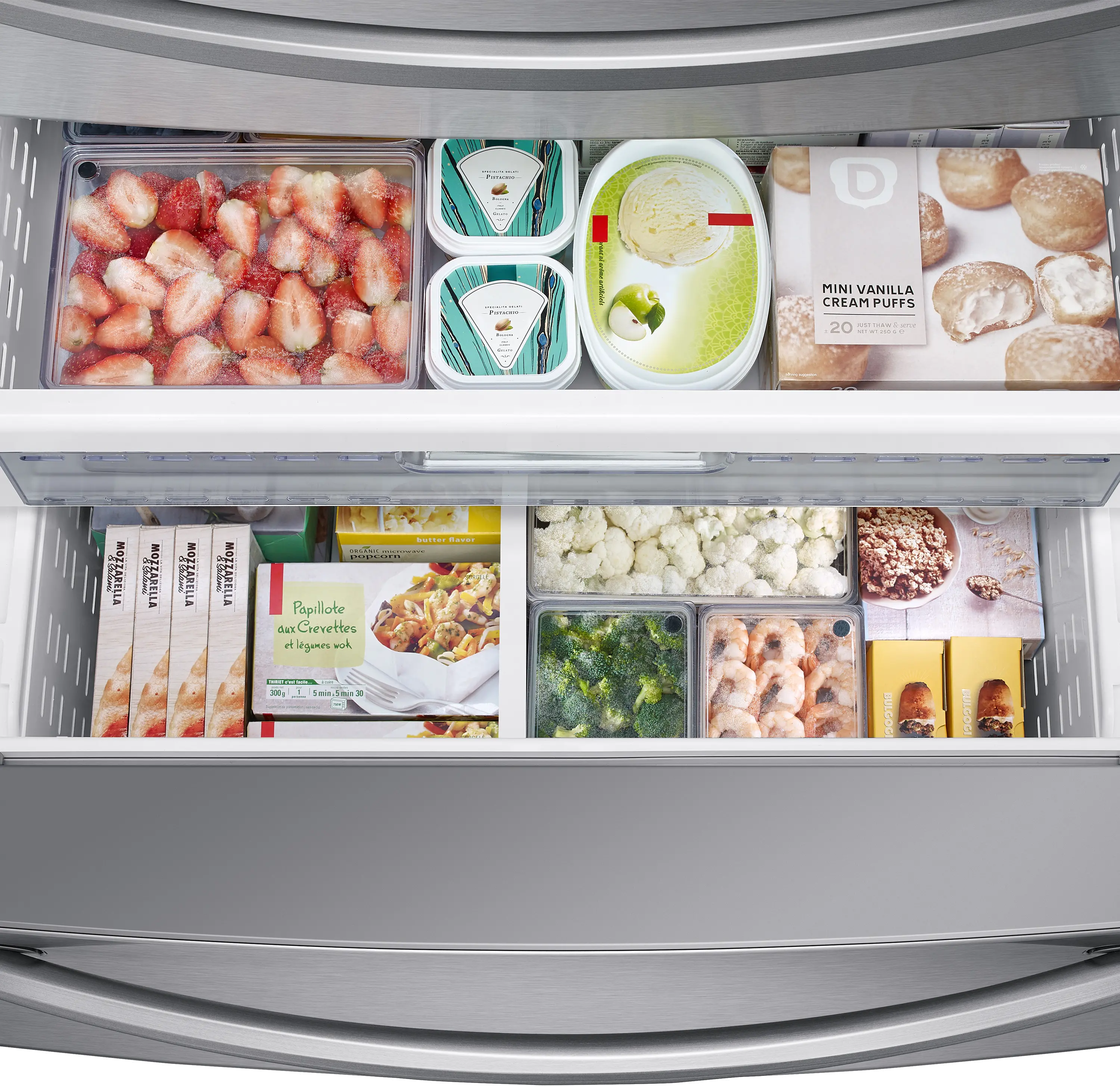 RF28R7551SR Samsung 28 cu ft 4 Door Refrigerator - Stainless Steel-3