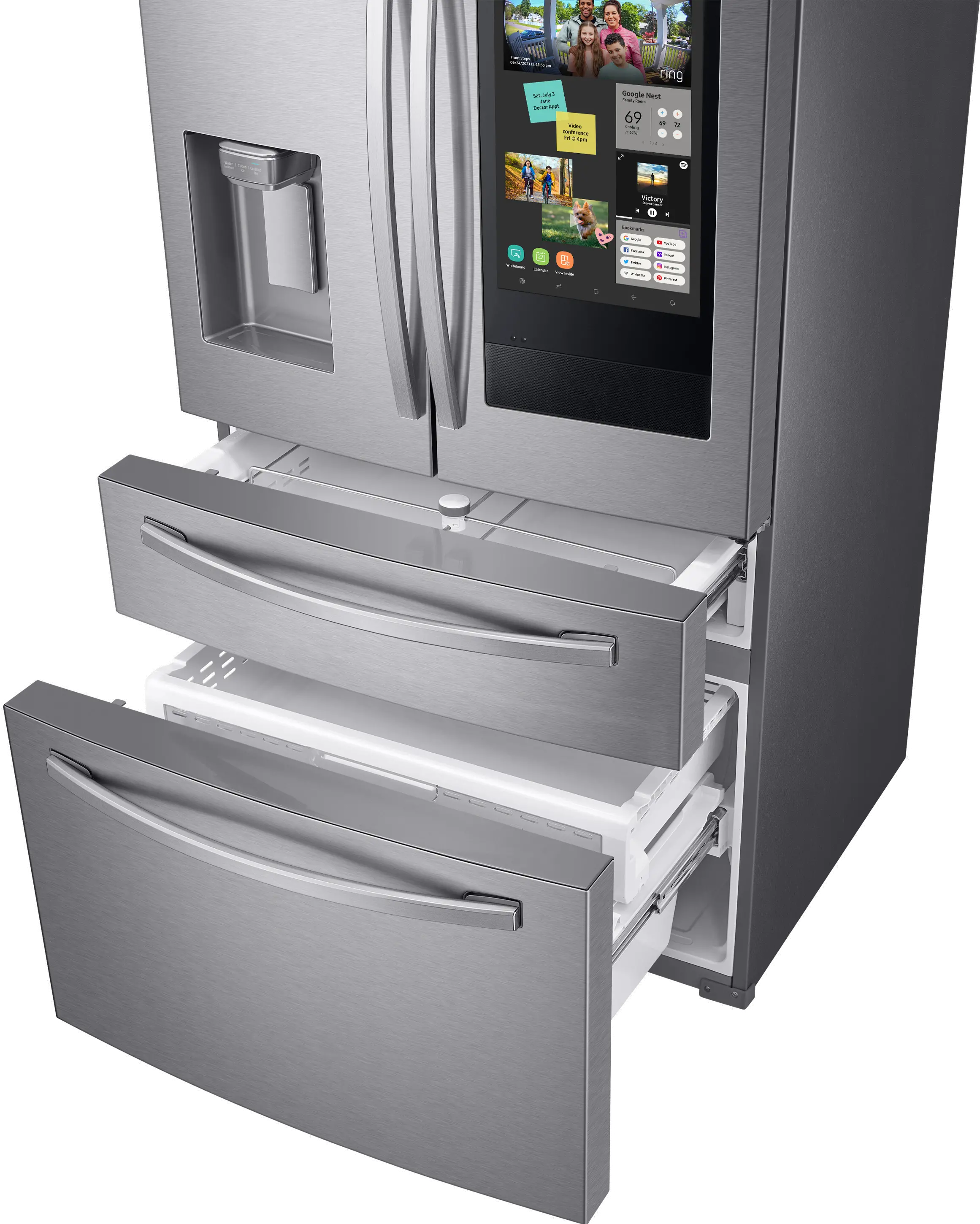 RF28R7551SR Samsung 28 cu ft 4 Door Refrigerator - Stainless Steel-6