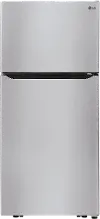 LTCS20020S LG 20.2 cu ft Top Freezer Refrigerator - 30 W Stainless Steel