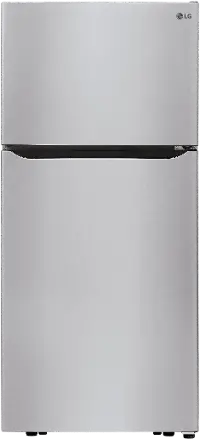 LTCS20020S LG 20.2 cu ft Top Freezer Refrigerator - 30 W Stainless Steel