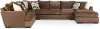 Tranquility Brown 3 Piece Sectional