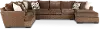 Tranquility Brown 3 Piece Sectional