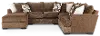 Tranquility Brown 3-Piece Sectional