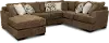 Tranquility Brown 3 Piece Sectional