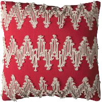 20 Inch Red Throw Pillow