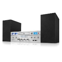 CD Stereo System with Bluetooth - Silver