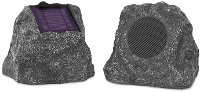 Solar Outdoor Rock Bluetooth Speakers - Pair