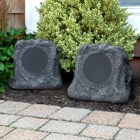 Solar Outdoor Rock Bluetooth Speakers - Pair-3