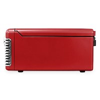 Victrola Retro Record Player with Bluetooth and 3-speed Turntable - Red-4