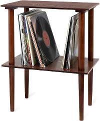 Victrola Wooden Record and Vinyl Stand- Espresso