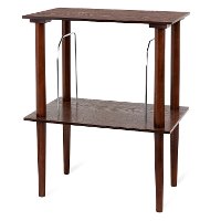 Victrola Wooden Record and Vinyl Stand- Espresso-3