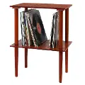 Victrola Wooden Record and Vinyl Stand - Mahogany