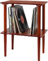 Victrola Wooden Stand with Record Holder - Mahogany