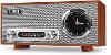 Bluetooth Analog Clock Stereo - Mahogany