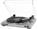 40705958 Victrola Pro USB Record Player with 2-Speed Turntable and Dust Cover - Silver