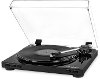 Pro USB Record Player with 2-Speed Turntable and Dust Cover - Black