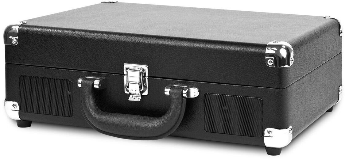 Bluetooth Suitcase Record Player - Black-2