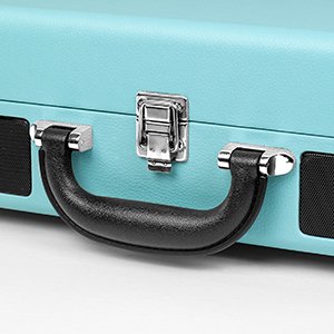 Bluetooth Suitcase Record Player - Teal-5