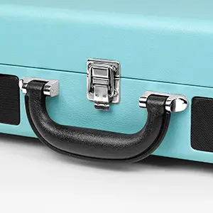 Bluetooth Suitcase Record Player - Teal-5