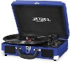 Bluetooth Suitcase Record Player - Blue
