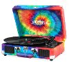 Bluetooth Suitcase Record Player - Tie Dye