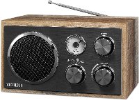 Wooden Desktop Bluetooth Radio - Gray