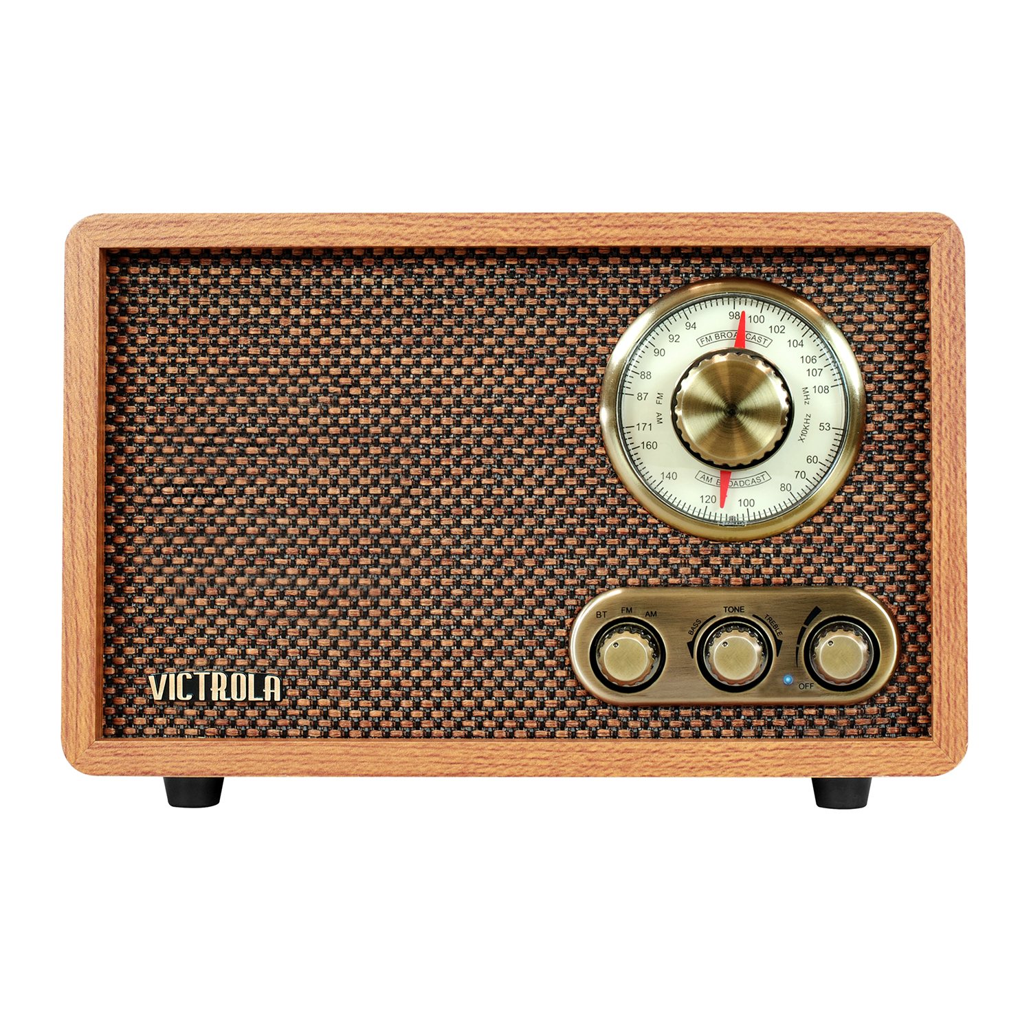 Retro Wood Radio - Walnut-4