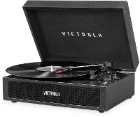 Suitcase Record Player - Black