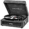 3-in-1 Bluetooth Suitcase Record Player - Gray Lambskin