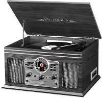Victrola Bluetooth Record Player with 3-speed Turntable