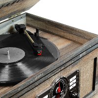 Victrola Bluetooth Record Player with 3-speed Turntable-2