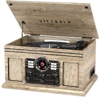 Victrola Bluetooth Record Player with 3-speed Turntable