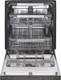 LDP7808BD LG Dishwasher with QuadWash System and Smart Home Features - Black Stainless Steel-3