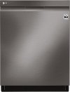 LDP7808BD LG Top Control Smart Dishwasher with QuadWash System - Black Stainless Steel